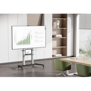 Stand TV mobil Serioux 44-610TW, dimensiuni 1292x717x2327mm, compatibiliate dimensiune ecran 60"-100", VESA: 200x200, 400x200, 300x300, 400x400, 600x400, 800x400, 800x600, 1000x600, greutate maximă suportata: 100 kg, interval de înclinare: +5°~-10°, - Img 12