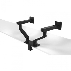 Suport Monitor de Birou Dual, Dell 482-BBDL, 19" - 38", VESA 100x100, suporta pana la 10kg, negru - Img 3
