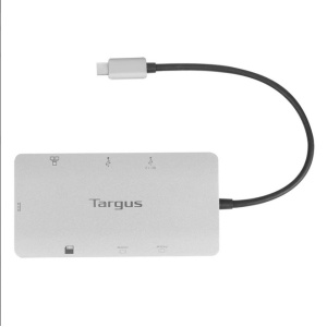 Targus Dock USB-C Dual HDMI 4K, 100W PowerDelivery Pass-Thru, 2x USB-A, 1x port fast charge, 1x SD/microSD, ethernet, gri - Img 2