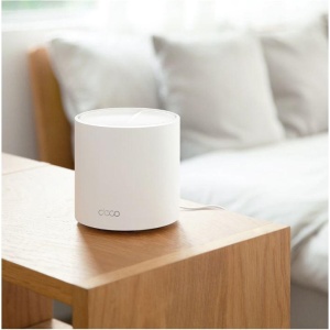 TP-Link AX3000 whole home mesh Wi-Fi 6 System, Deco X50(2-pack); Standarde Wireless: IEEE 802.11ax/ac/n/a 5 GHz, IEEE 802.11ax/n/b/g 2.4 GHz, 3 LAN/WAN Gigabit Ethernet Ports, 1 GHz Dual-Core CPU, 2 x internal antennas per Deco unit, 2402 Mbps (5 GHz), - Img 2