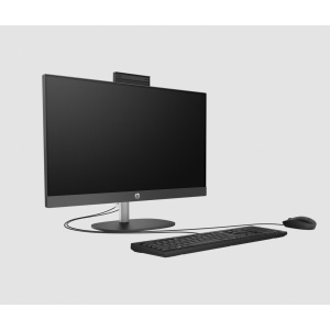 All-in-One HP ProOne 240 G10 23.8 inch Non-Touch IPS FHD cu procesor Intel Core i3-N300, video Integrat Intel Iris Xe Graphics, RAM 8GB, SSD 256GB, Fixed Stand, HP 125 White Wired Keyboard, HP 125 White Wired Mouse,, Shell White, greutate 5.37 Kg, Free - Img 3
