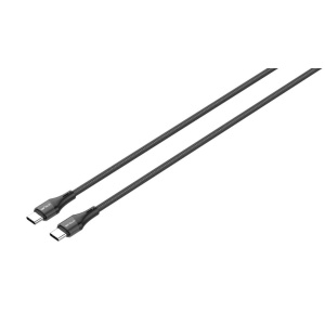 Cablu Serioux TYPE-C - TYPE-C 1M 100W, lungime: 100 cm, ieșire: 100W, tip cablu: USB-C la USB-C, culoare: Negru, funcție: încărcare și sincronizare - Img 2
