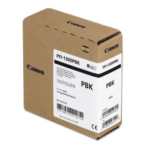 Cartus cerneala Canon PFI-1300BK, black, capacitate 330ml, pentru Canon imagePROGRAF, PRO-2000, PRO-4000, PRO-4000, PRO-6000S.