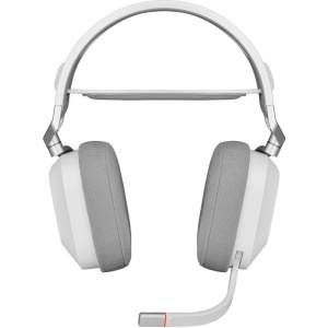 Casti cu microfon Corsair HS80 WIRELESS Surround 7.1, Multi-platform Gaming, 20Hz-40KHz, 32ohm, 116db, driver 50mm, autonomie baterie de pana la 20 de ore, alb - Img 2