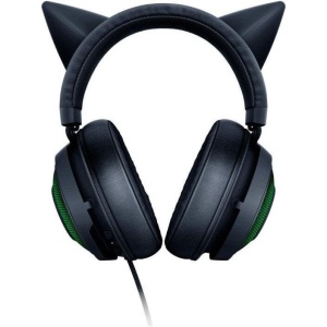 Casti Razer Kraken Kitty V2 Pro USB-A, senzitivitate 96 dB SPL / mW @ 1kHz by HATS si senzitivitate microfon -42 dB, frecventa raspuns 20Hz-20kHz, frecventa raspuns microfon 100Hz-10kHz impedanta 32 Ω (1 kHz), lungime cablu 2m, negru - Img 2