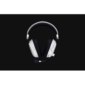 Casti wireless Razer Blackshark V3 Pro, micrfon uni-directional, izolare fonică activă, sistem sunet 7.1, frecventa 20 - 28000, autonomie 70 ore, alb