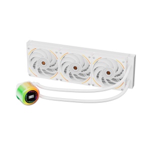 Cooler Procesor 1stPlayer CC-360-wh, display, aRGB, compatibil AMD/Intel, alb - Img 3