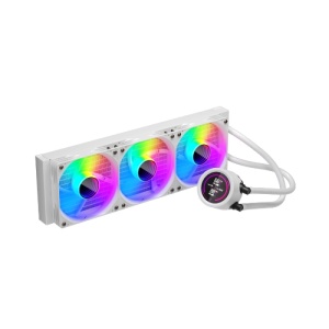 Cooler Procesor 1stPlayer Thunderstorm TS4 360-wh, display IPS, aRGB, compatibil AMD/Intel, alb