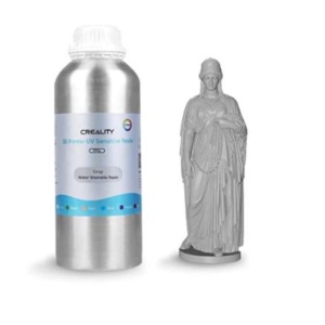 CREALITY Rasina Standard rigida fotosensibila, 500g, culoare gri, ambalaj: recipient aluminiu, compatibila cu imprimante 3D cu tehnologie LCD. - Img 1