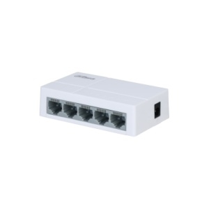 DAHUA 5 PORT UNMANAGED SWITCH PFS3005-5ET-L-V2, Interffata: 5 x 100Mbps, alimentare: 5 VDC; 1 A, Switching Capacity: 1 Gbit, Packet Forwarding Rate: 0.744 Mpps, Dimensiuni: 86.4 mm × 52.0 mm × 23.0 mm, Greuate: 0.12 kg - Img 3