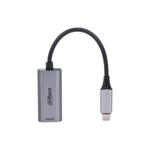 Dahua USB 3.1 Type-C to HDMI Adapter Docking, In:USB 3.1 Type-C, Out: 1xHDMI (Supports 4K@60 Hz), Aluminum Alloy