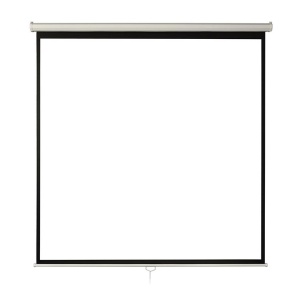 Ecran proiectie manual,perete/tavan, 200 x 200 cm, BlackMount, Format 1:1 - Img 2