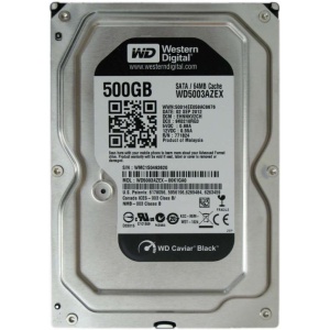 HDD WD Black 500GB SATA-III 7200 rpm 64mb