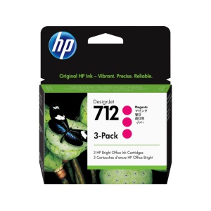 HP 3ED78A MAGENTA INKJET CARTRIDGE 3-PACK, 29ML, pentru: DesignJet T210, T230, T250, T630, T650.