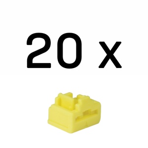 Lindy RJ-45 Port Blockers, 20 bucati, material ABS, Yellow