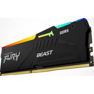 Memorie RAM Kingston DDR5 32GB 6000MHz CL30 Fury Beast Black RGB XMP