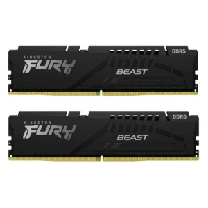 Memorie RAM Kingston DDR5 32GB 6400Mhz CL32 1.4V Dual Channel Kit Fury Beast Black XMP