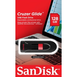 Memorie USB Flash Drive SanDisk Cruzer Glide, 128GB, USB 2.0 - Img 3