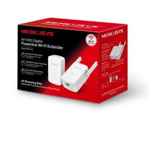 Mercusys Kit Powerline Wi-Fi Gigabit AV1000 MP510 KIT, Standarde si protocoale: HomePlug AV2, IEEE 802.3, IEEE 802.3u, IEEE802.11b/g/n, Tehnologie de modulare: OFDM (PLC), Securitate wireless: WPA-PSK / WPA2-PSK, WPA / WPA2, criptare WEP, Dimensiuni: - Img 4