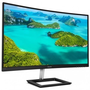 Monitor 27" Philips 272E1CA, Curbat 1500R, FHD 1920*1080, 75 Hz, 4 ms ,VA, 16:9, 250 cd/ mp, 3000:1, Mega Infinity DCR, Anti-Glare, 3H, Haze25%, WLED, 178/178, Low Blue Mode, FreeSync, VGA, HDMI, PC audio-in,Headphone out, boxe 2*3W, 3-sided frameless, - Img 6