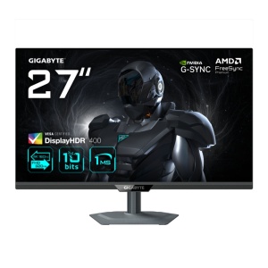Monitor Gaming Gigabyte G27U EK, Panel Size: 27" SS IPS, Panel Backlight/Type: EDGE, Display Surface: Non-glare type, Color Saturation: 95% DCI-P3/ 122% sRGB, True Resolution: 3840 x 2160 (UHD), Brightness: 350 cd/m2 (TYP), Contrast Ratio(Max): 1000.1