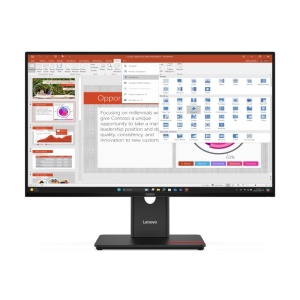 Monitor Lenovo ThinkVision T27-40; 27"IPS, FHD (1920x1080), 16:9, Brightness: 300 cd/m², Contrast ratio: 1500:1, Response time: 4ms GtG (Extreme mode) / 6ms GtG (Typical mode), Dot / Pixel Per Inch: 82 dpi, Color Gamut: 99% sRGB, 99% BT.709, View angle: