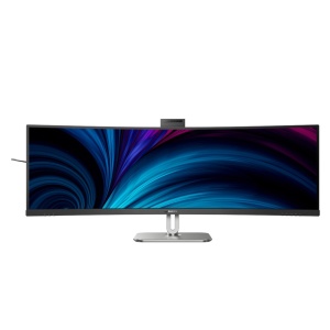 "Monitor Philips 48.8"" 49B2U5900CH/00, Curvature: 1800R, Diagonal (inch): 48.8, Diagonal (cm): 124, Aspect ratio: 32:9, Panel: VA, Resolution: 5120x1440, Refresh Rate: 75Hz, Response time GtG: 4ms, Brightness (max): 450 cd/m², Contrast (static) :