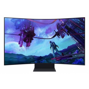 Monitor Samsung 55" LS55CG970NUXDU, Curvature: 1000R, Diagonal (inch): 55, Diagonal (cm): 139.7, Aspect ratio: 16:9, Panel: VA, Resolution: 3840x2160, Refresh Rate: 165Hz, Response time GtG: 1ms, Brightness (max): 600 cd/m², Viewing angle: 178°/178°,