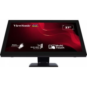 Monitor ViewSonic 27" TD2760, Touch: 10pts, Diagonal (inch): 27, Diagonal (cm): 69, Aspect ratio: 16:9, Panel: VA, Resolution: 1920x1080, Refresh Rate: 60Hz, Response time GtG: 6ms, Brightness (max): 250 cd/㎡, Contrast (static) : 3000:1, Viewing angle: - Img 4
