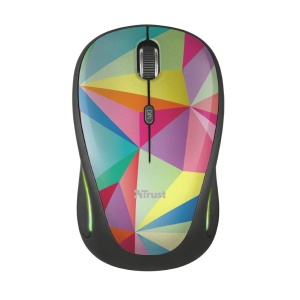 Mouse fara fir Trust Yvi FX Wireless Mouse - multicolor Specifications General Height of main product (in mm) 95 mm Width of main product (in mm) 57 mm Depth of main product (in mm) 40 mm Total weight 84 g Formfactor compact Ergonomic design no - Img 2