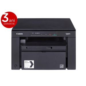 Multifunctional laser mono Canon MF3010 + 2X CRG725 incluse in pachet,dimensiune A4 (Printare, Copiere, Scanare), viteza 18ppm, rezolutie max1200x600dpi, memorie 64MB RAM, alimentare hartie 150 coli, limbaj deprintare UFRII-LT, scan: flatbed, color, max - Img 1
