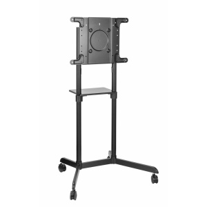 Stand TV mobil Serioux TV11-46TW, dimensiuni: 920x702x1595mm, compatibilitate dimensiune ecran: 37"-70", compatibil VESA: 200x200, 400x200, 300x300, 600x200, 350x350, 400x400, 600x400, greutate maximă suportata TV: 70 kg, interval de înclinare: 0° sau - Img 1