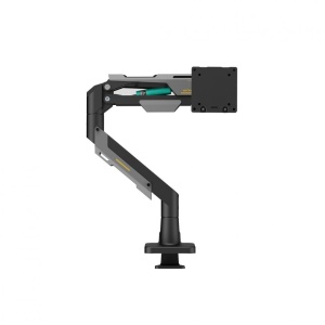 Suport monitor Serioux SRXA-MM101-C012GR, arc cu gaz, compatibilitate dimensiune ecran 24"-57", greutate maximă suportata: 2~30 kg, VESA: 75x75, 100x100, 100x200, 200x100, 200x200, inclinare: +70°~-45°, pivotare: +90°~-90°, rotația ecranului: 360° - Img 5