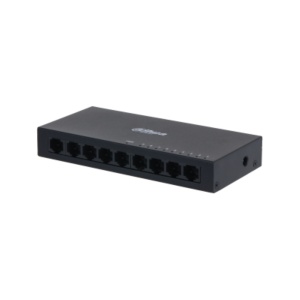 Switch Dahua 9 porturi, unmanaged, Interfata: Port 1-8: 8 × RJ-45 10/100 Mbps, Port 9: 1 × RJ-45 10 M/100 M/1000 Mbps (uplink), Capacitate: 3.6 Gbps, Packet Forwarding Rate: 2.678 Mpps, Greutate: 210g, Dimensiuni: 150 mm × 70 mm × 22.55 mm. - Img 2