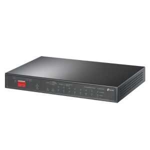 Switch Desktop 10-Port Gigabit with 6-Port PoE+ and 2-Port PoE++ PORT: 2× Gigabit PoE++ Ports, 6× Gigabit PoE+ Ports, 2x Gigabit Non-PoE Ports, 1× Combo Gigabit SFP Slot SPEC: 802.3af/at/bt type3, 123 W PoE Power, Desktop Steel Case FEATURE: Extend Mode