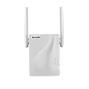 Tenda AC750 Dual Band WiFi Repeater, A15; Interface: 1* Megabit LAN Ethernet ports; Antenna: 2* 2dBi Omni-directional antennas; Wireless Standards: IEEE 802.11n/a/ac/ IEEE 802.11b/g/n; Frequency: 2.4GHz, 5GHz; Wireless Speed: 5GHz Up to 433Mbps/ 2.4GHz