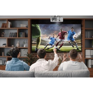 Videoproiector Optoma HZ146X-W, DLP laser FHD 1920* 1080, 3.800 lumeni, 2.000.000:1, 16:9/ 4:3/ 16:10, dimensiune maxima imagine 300", distanta maxima de proiectie 10 m, laser 30.000 ore, 2* HDMI, audio out, USB-A power 1.5A, RS232, 27- 34 dB, Full 3D,