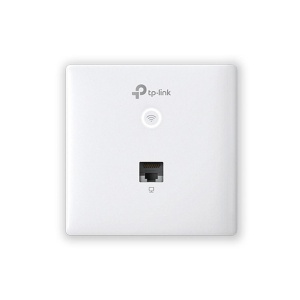 Wireless Access Point TP-Link EAP230-WALL, 1× 10/100/1000 Mbps Ethernet Port, 802.3af/802.3at PoE, 2 Dual-Band Antennas, 2.4 GHz: 2× 4 dBi, 5 GHz: 2× 3.6 dBi, Mounting: Wall Plate Mounting, Wireless Standards: IEEE 802.11n/g/b/ac, 5 GHz: 867 Mbps, 2.4