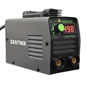 Aparat de sudura invertor MMA, KRAFTNER, 495a, afisaj digital, accesorii incluse, manusi bonus, cablu 1,8m KF-2759 - Img 3