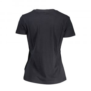 NAPAPIJRI women shirtдамска тениска черна лого с мъниста и камъни