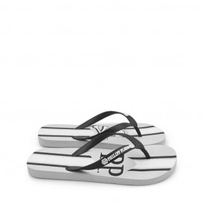 Philipp Plein flip flops unisex джапанки чехли през пръста шарени череп