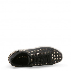 Guess women sneakers дамски кецове черни с платформа бяло с ластици капси шипове