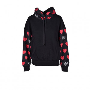 Love Moschino дамски суичър лъскави елементи