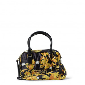 versace jeans bag woman crossbody bag logo чанта за през рамо дълга дръжка голямо лого дамска клъч чанта multi color шарена с верига златна