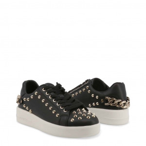 Guess women sneakers дамски кецове черни с платформа бяло с ластици капси шипове