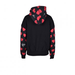 Love Moschino дамски суичър лъскави елементи