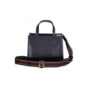 Tommy Hilfiger women dark blue дамска чанта тъмносиня голямо лого 