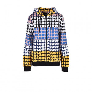 Love Moschino дамски суичър лъскави елементи