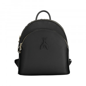 Patrizia Pepe women black дамска раница черна златно лого 
