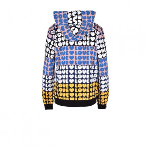 Love Moschino дамски суичър лъскави елементи